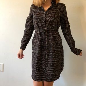 Maison Jules Button-Down Dress Size S